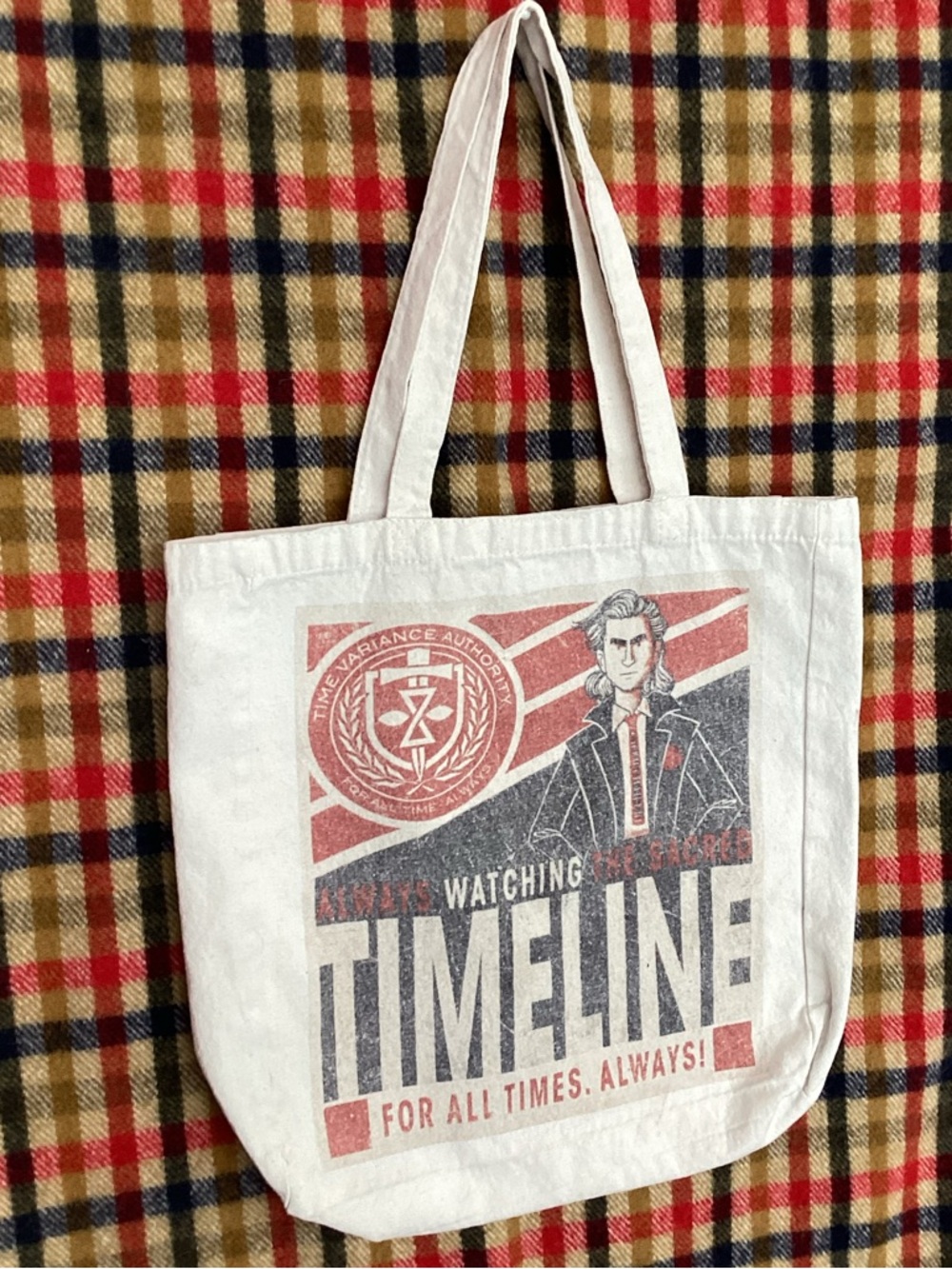 CultureFly marvel studios Loki Timeline canvas bag